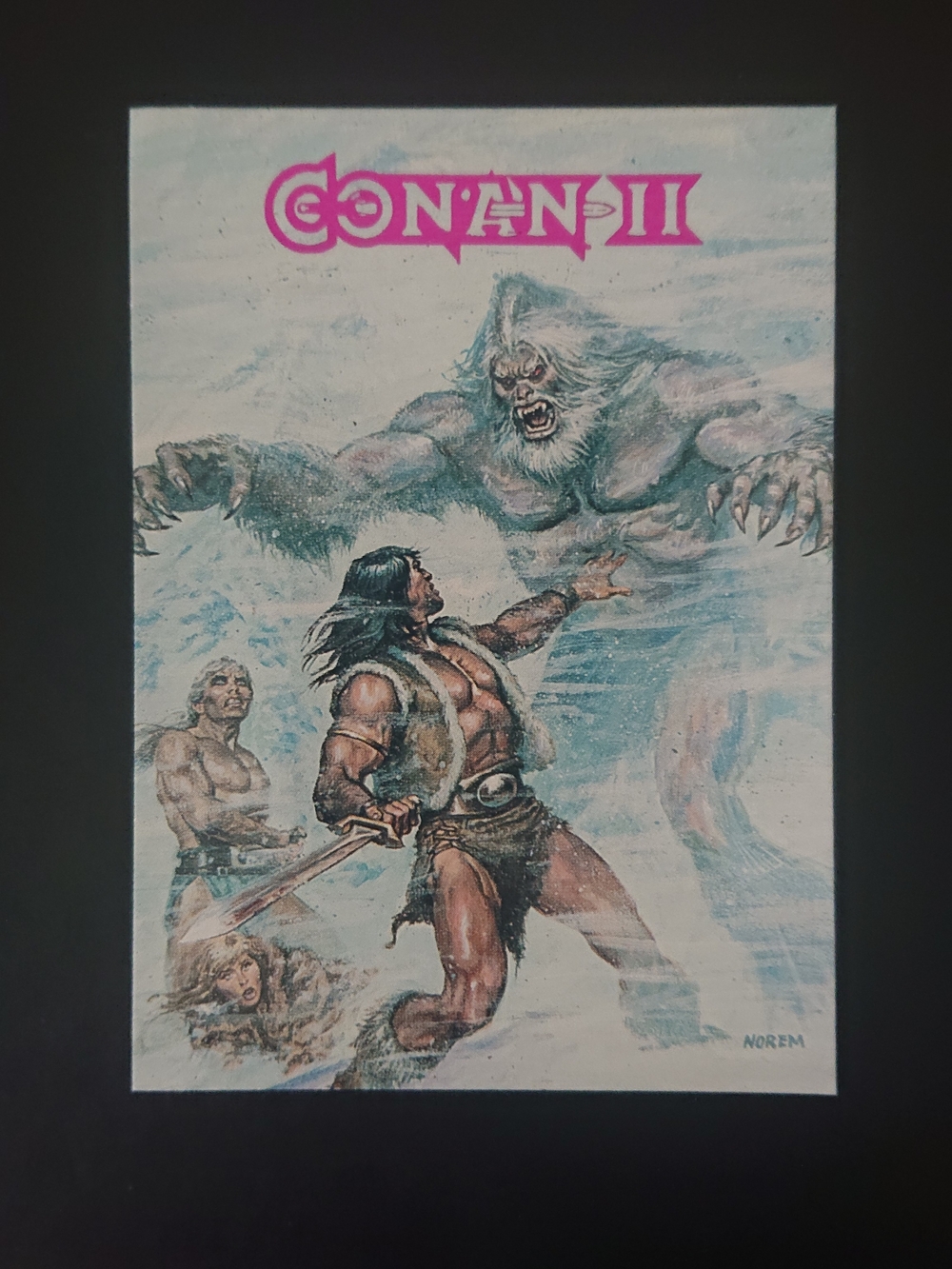 1994 Comic Images - All Chromium Conan II - Card 1 of Rare 3-Card Subset